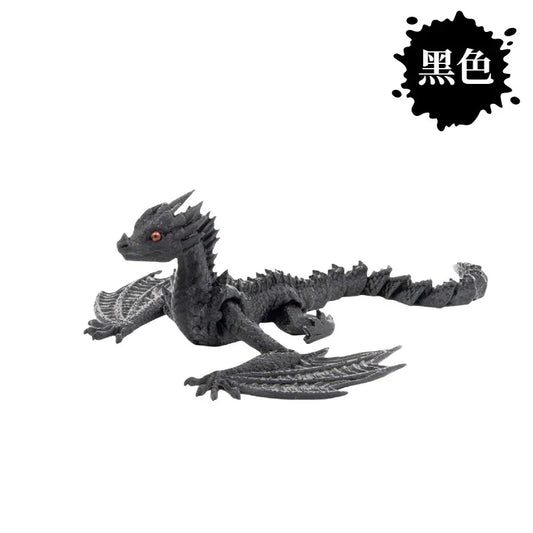 3D Printed Crystal Stones Western Dragon