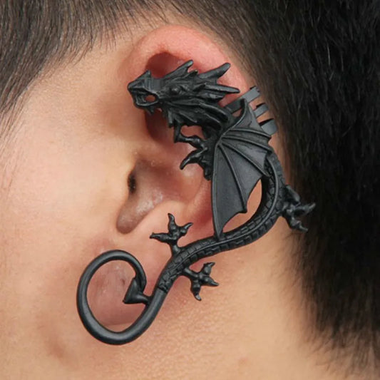 Punk Temptation Metal Dragon Bite Ear Cuff
