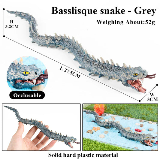 Oenux Simulation Dinosaur & Fantasy Creature Figures – Bayala Dragon, Tree Monster, Bat Demon, Basilisk Model Toys