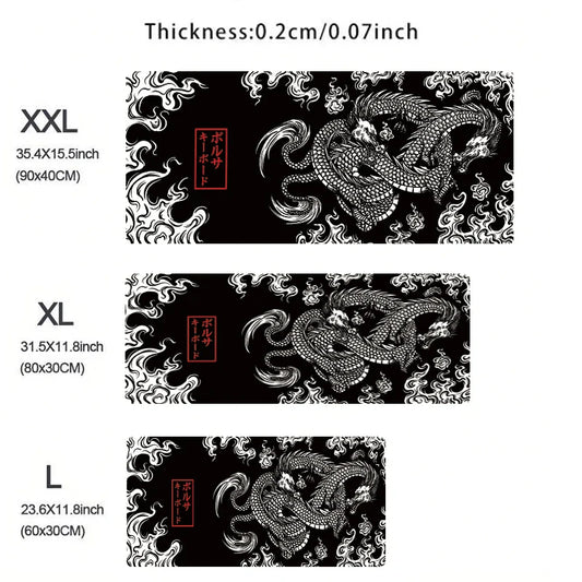 Japanese Art Dragon XL Mouse Pad