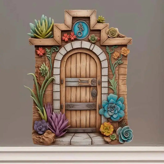 Dragon Fantasy House Decor – Fairy Door Wall Sticker for Living Room, Bedroom, Kitchen & Refrigerator