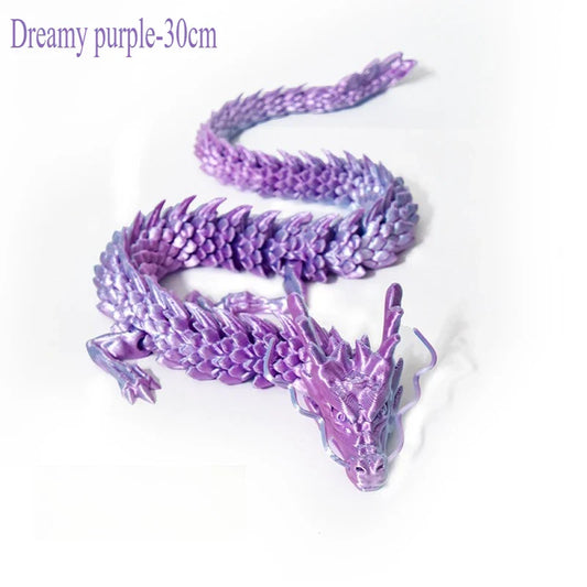 3D Printed Conjoined Dragon Ornaments
