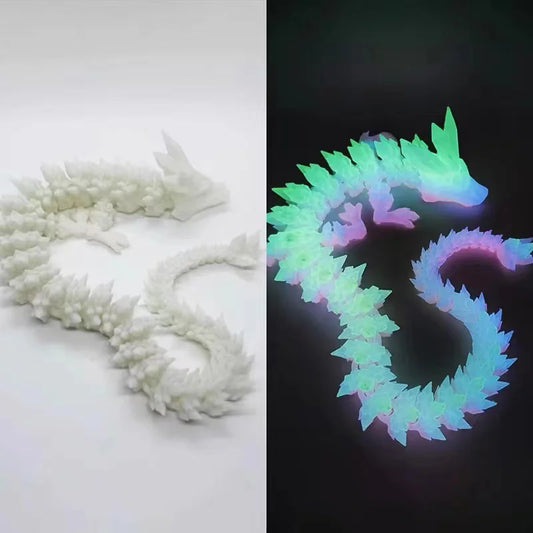 3D Printed Antistress Crystal Dragon