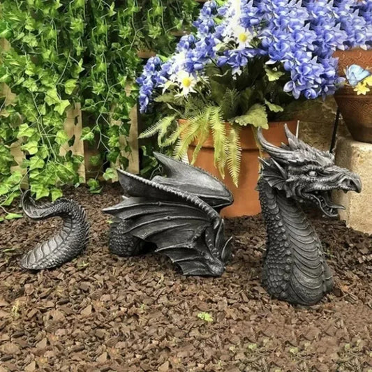 Giant Dragon Resin Sculpture
