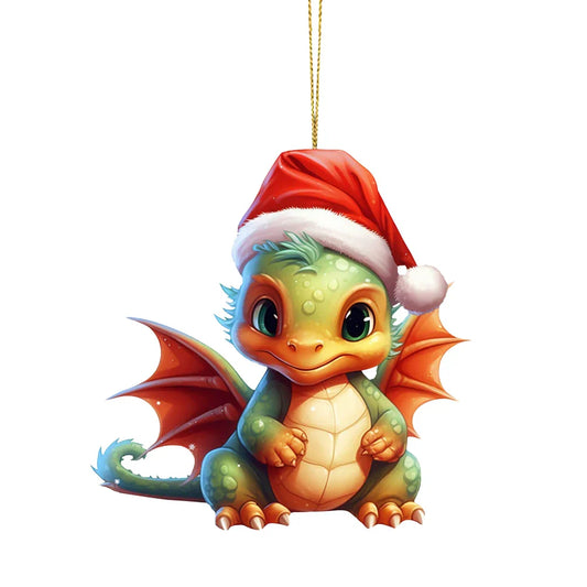Christmas Dragon Ornaments