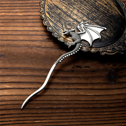 Retro Vikings Dragon Hair Stick