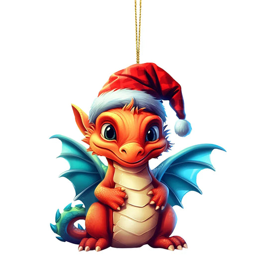 Christmas Dragon Ornaments