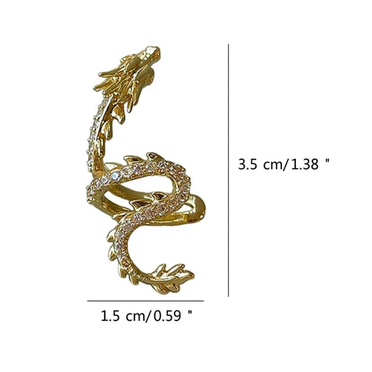 Trendy Dragon Ear Wrap – Comfortable & Eye-Catching Dragon Ear Cuff Accessory