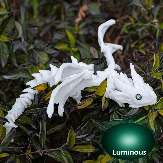 3D Printed Flying Dragon – Full Body Movable Joint Fidget Toy & Desktop Ornament