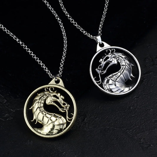 Fashion Vintage Mortal Kombat Dragon Totem Keychain