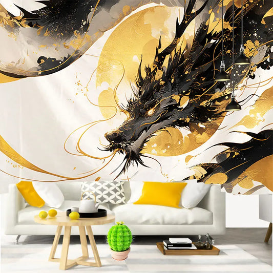 Painting Dragon Tapestry – Modern Wall Art for Home & Bedroom Decor