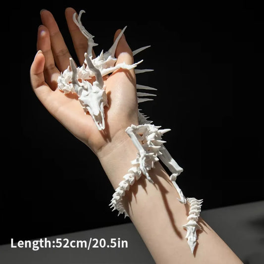 3D Printed Dragon Skeleton Model