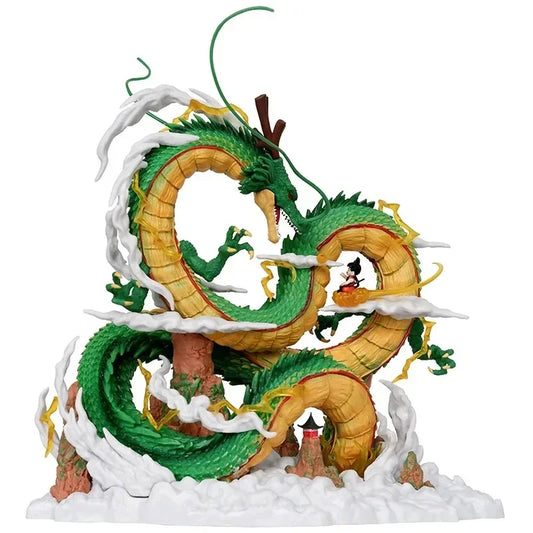 Dragon Ball Z Shenron and Son Goku 22cm Anime Figure – DBZ PVC Statue Model Doll Collection