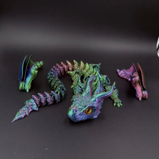 Fashion Home Decor 3D Printed Winged Carriage Dragon