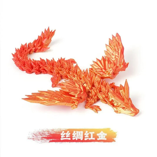 3D Printed Dragon Ornament – Desktop Decoration & Collectible Animal Figure