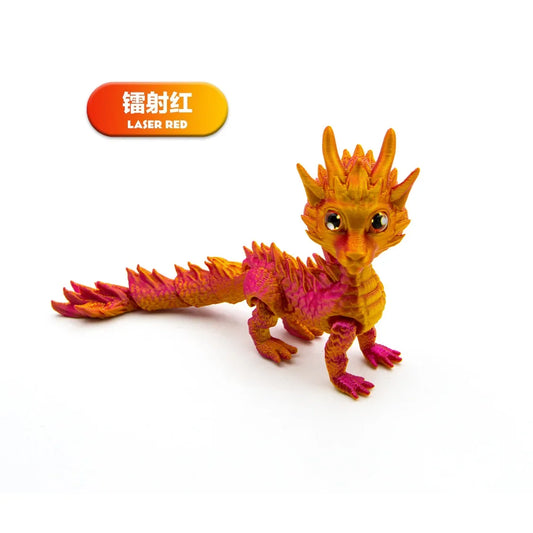 3D Printed Long-Haired Dragon
