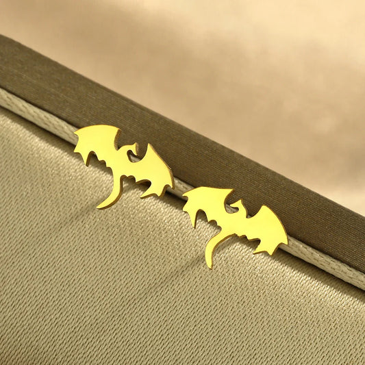 Punk Black Western Dragon Ear Stud