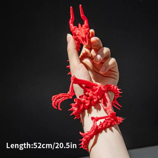 3D Printed Dragon Skeleton Model