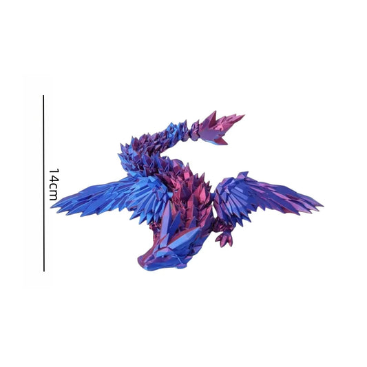 14cm 3D Printed Magic Wing Dragon