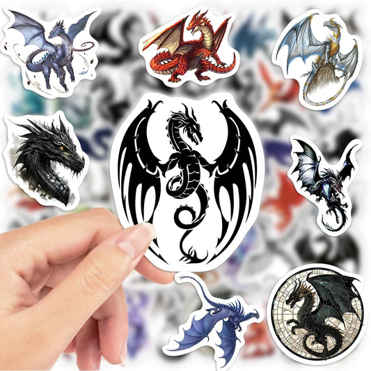 Magic Dragon Sticker – Fantasy Waterproof Decal for Kids DIY, Scrapbook & More