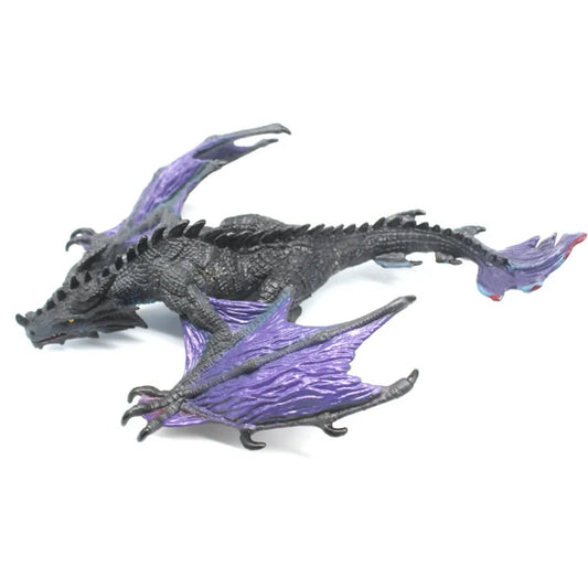 Ice Flying Dragon Myth Figures – Fire Bullfighting Mythology Simulation Warcraft Ornament PVC Toy Dragon Model