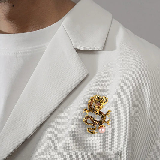 Chinese Dragon Brooch