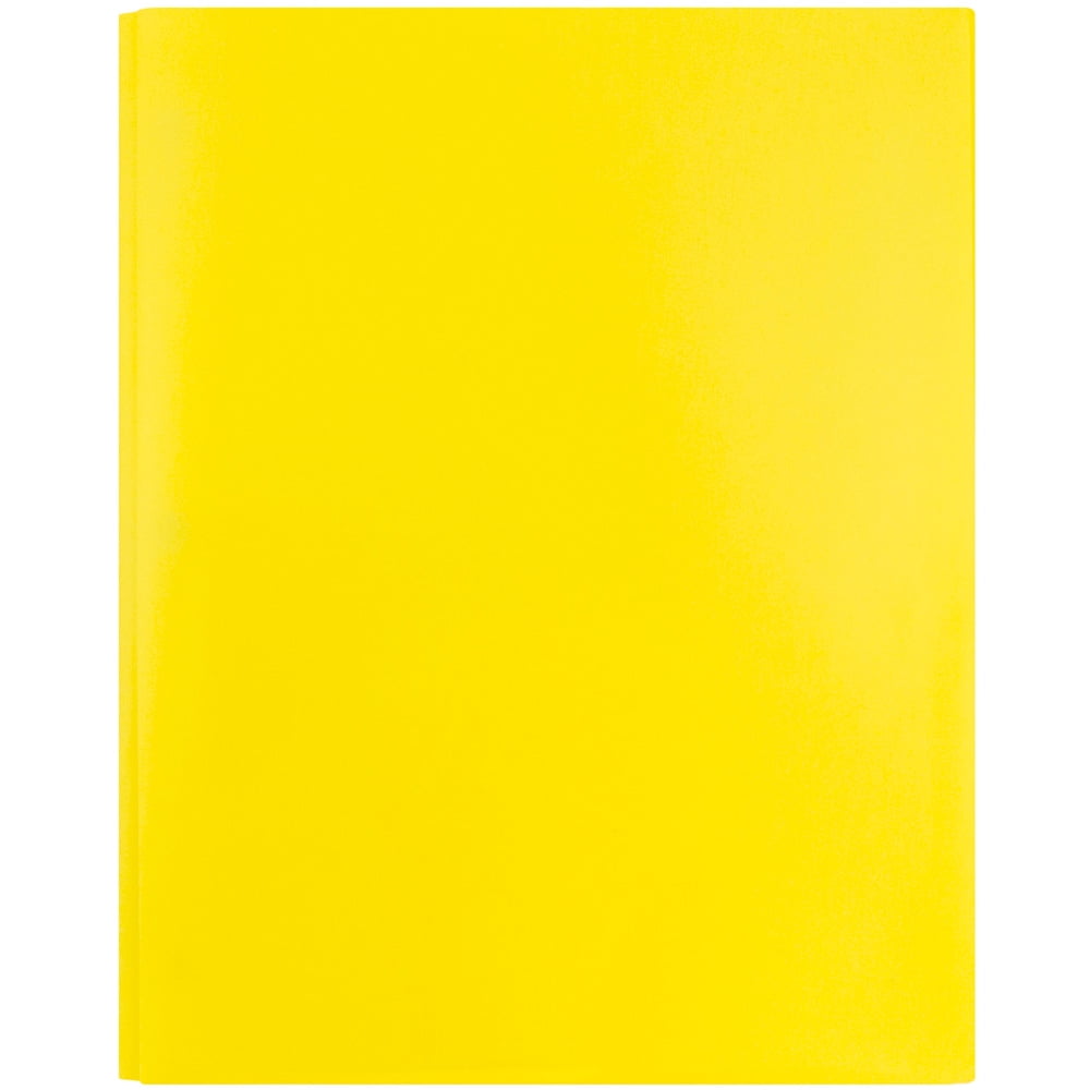 JAM Paper Medium Weight Plastic Presentation Folder, Teal, Pack of 6