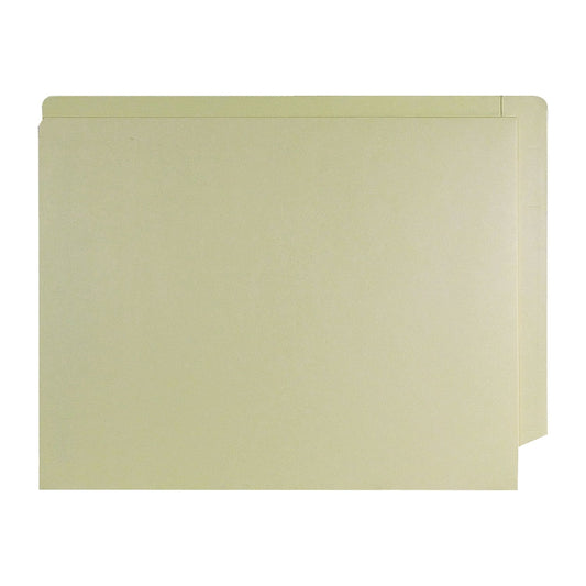 Medical Arts Press End Tab Pocket Folder with Fastener, Straight Tabs, Letter Size, Manila, 250/Box